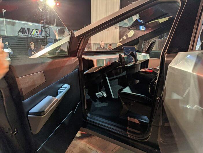 Inside the Tesla Cybertruck