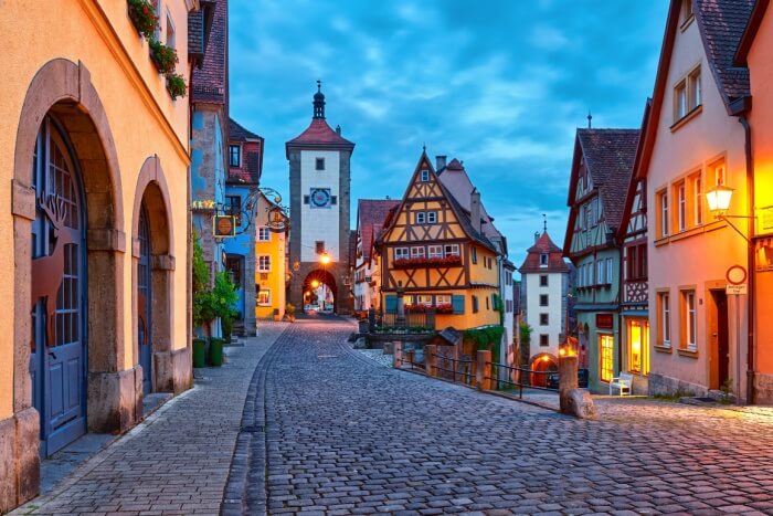 Quaint old town in Bavaria